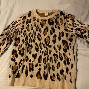 Cheetah Printed Sweater